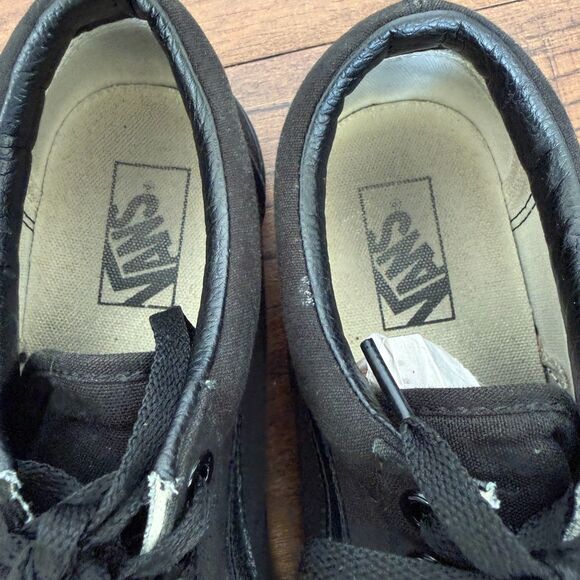 VANS Old Skool Black Black Men Size 8 Low Shoes Sneakers - Picture 5 of 7